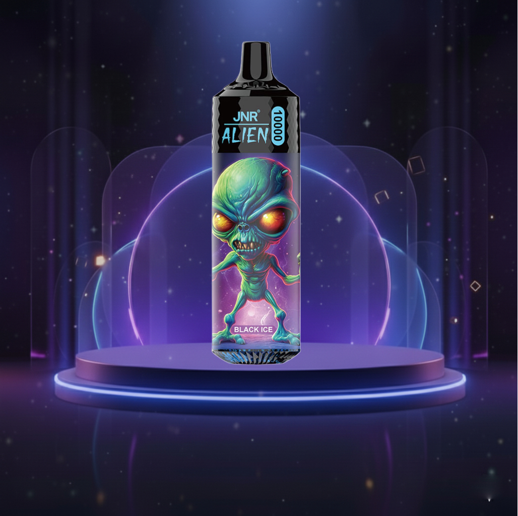 Jednorazówki - E papieros - Polska - JNR - Alien - 10K - Black Ice - Najtańsze 